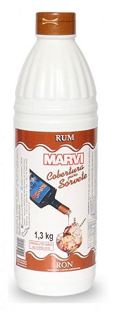 Cobertura P/sorvete Rum 1,3kg Marvi