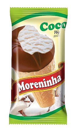 Saquinho De Sorvete Moreninha 250g Coco C/175unidades