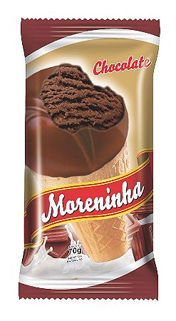 Saquinho De Sorvete Moreninha 250g Chocolate C/175unidades