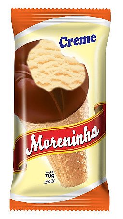 Saquinho De Sorvete Moreninha 250g Creme C/175unidades