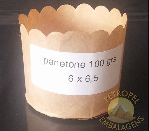 Forma Panetone 100 Gr C/100 Un