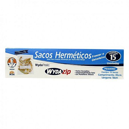 Saco Hermetico 18x23cm C/15unidades