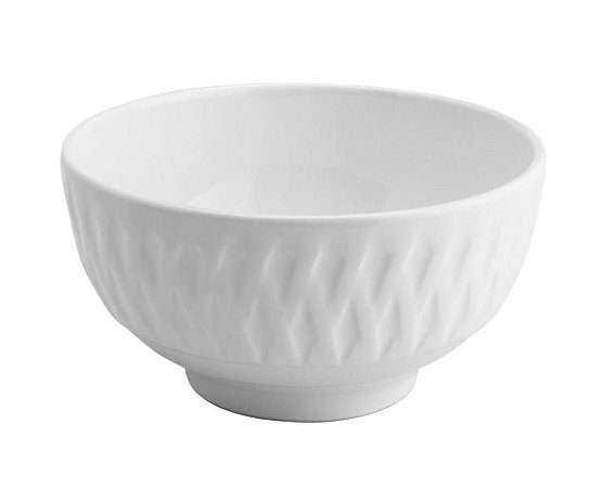 Bowl De Porcelana Balloon Branco 12x6,5cm