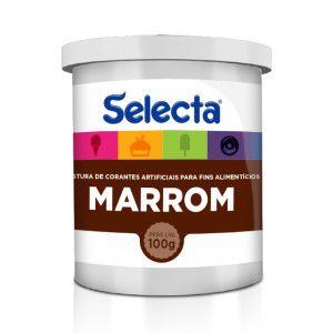 Corante Alimentício Marrom 100g Selecta