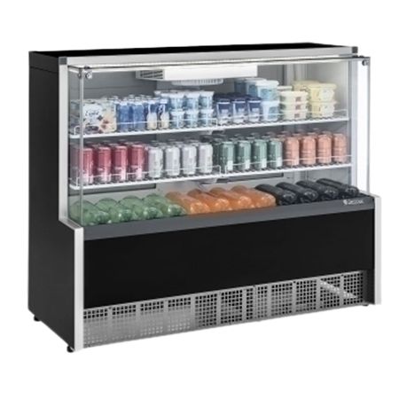 Vitrine Refrigerada Ar Forcado Gpfa140r/pr 220v Preta