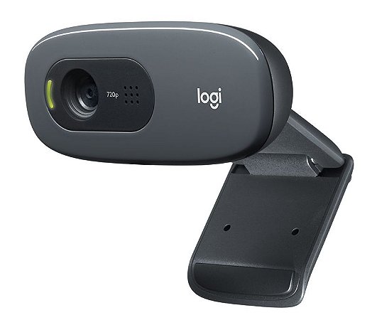 Webcam Cinza Logitech C270 HD 720p