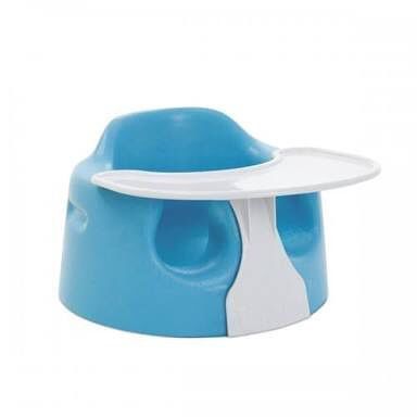 CADEIRA BUMBO AZUL COM BANDEJA
