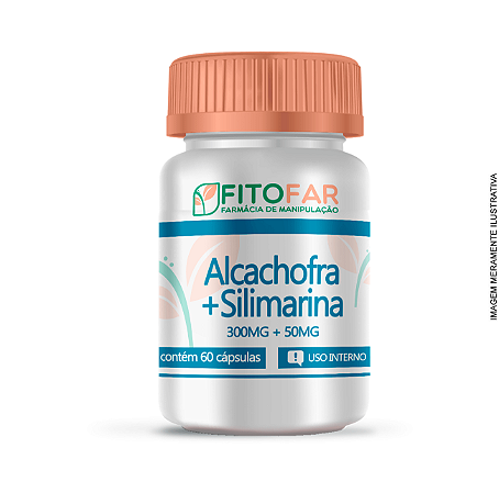 Alcachofra 300MG + Silimarina 50MG