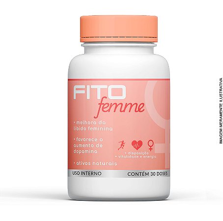 Fito Femme - Composto natural auxiliar na melhora da libido feminina  - 30 doses