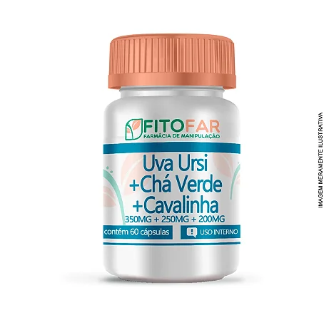 Uva Ursi + Chá Verde + Cavalinha - Fitofar
