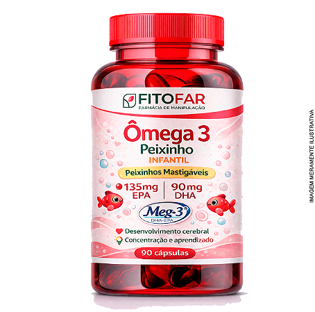 Omega 3 infantil - Peixinho - Fitofar