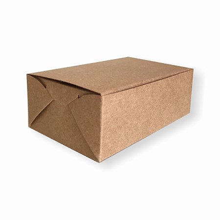 Caixa Delivery Kraft Antivazamento - 11,5x7x4cm - 20 unids