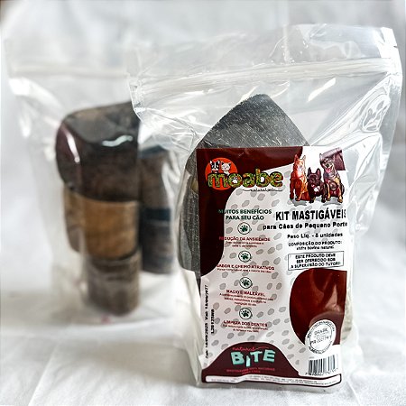 Kit Mastigáveis para Cães de PEQUENO PORTE - 5un