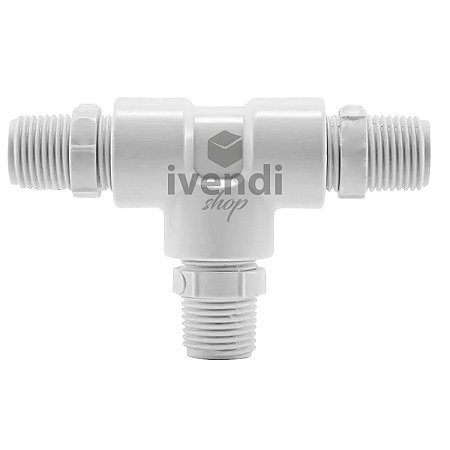 Kit Adaptador Conector PVC Tee 1/2" Torneira Monocomando