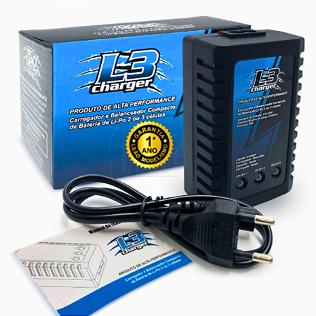 Carregador Bateria Leao L3 Original LiPo 2S/3S