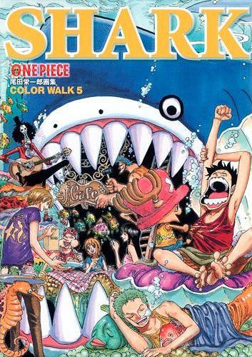 Artbook ONE PIECE Eiichiro Oda Illustration COLOR WALK 5 SHARK (Jump Comics Deluxe) (Encomenda)