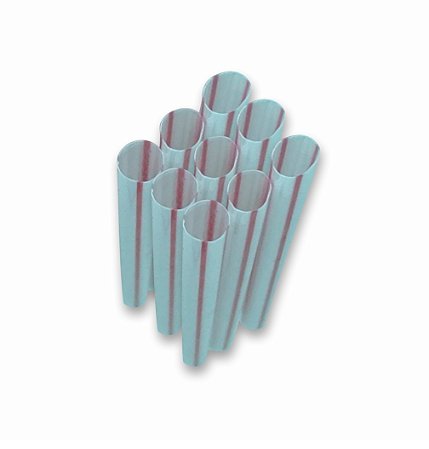Canudos para Milk Shake 21cmx8mm c/2.000un.