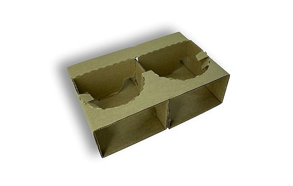 Suporte de Papelão Duplo para Copos de 100ml a 700ml Simples c/100un