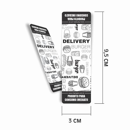 Lacre de Segurança Delivery com 1.000un