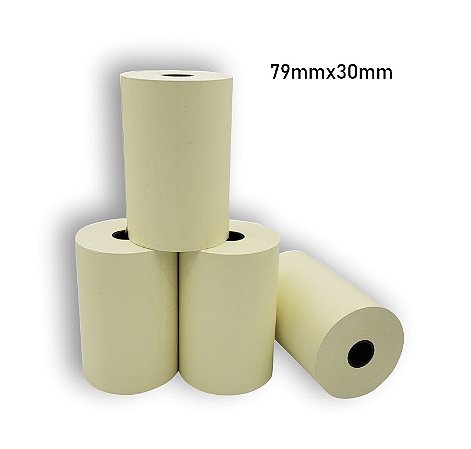 Bobina de Cupom Fiscal 80x30 (79x30) Caixa com 30 rolinhos