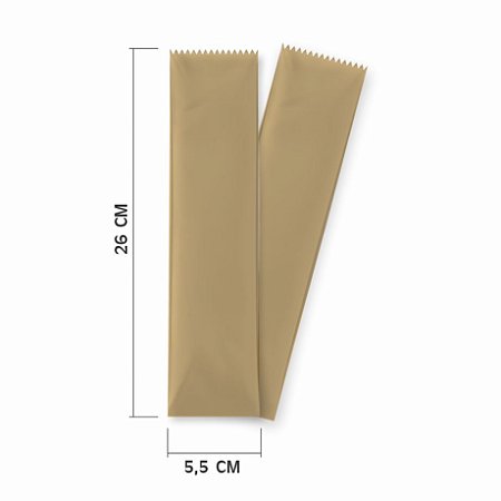Sache de Talher em Kraft Liso sem impressão c/1000