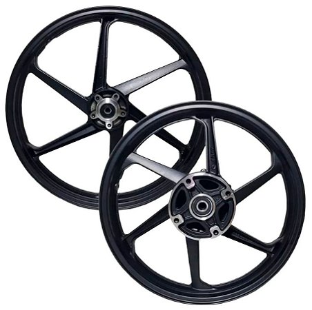 Aro Liga Leve BHD NXR160 Bros E XRE190 ESDD 2015 A 2024 Freio A Disco Mod 6 Pontas Preto