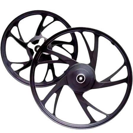 Aro Liga Leve BHD Pop 100 / Pop 110 / Pop 110i 2007 A 2024 Freio A Tambor Mod Pé Galinha Preto