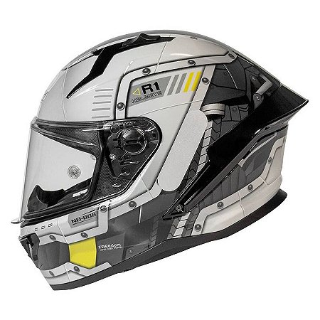 CAPACETE GP TECH PILOT STAR TREK BRANCO-PRETO 60