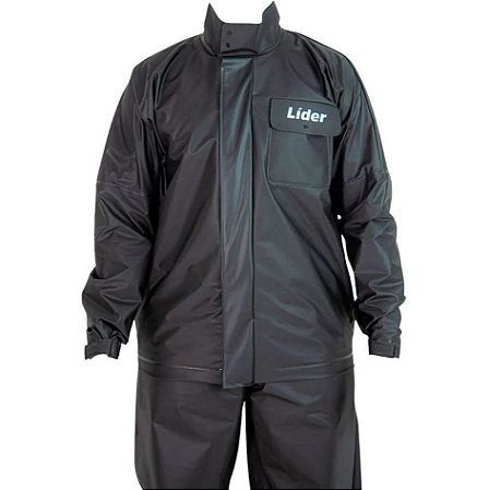 CONJUNTO CAPA DE CHUVA IMPERMEÁVEL PROTERCAPAS PVC LIDER GG