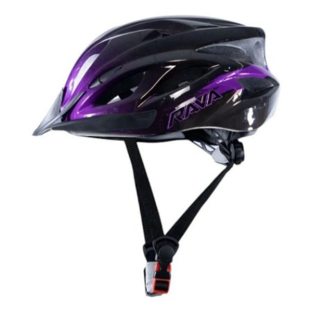 Capacete Para Ciclista MTB JPP Rava Space 3 Brilho Preto E Violeta G