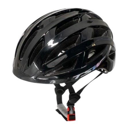 Capacete Para Ciclista JPP TSW Team III Preto E Vermelho 54-59