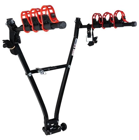 Transbike JPP Rava Fire Aço Com Separador Com Borrachão Para 3 Bikes