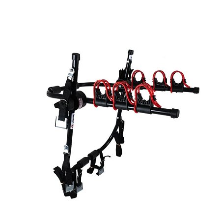 Transbike JPP Rava Fire Aço Com Separador E Borrachão Para 3 Bikes