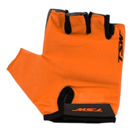 Luva MTB Ciclista JPP TSW Combat DM 01 Laranja E Cinza G