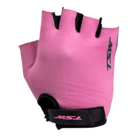 Luva MTB Ciclista JPP TSW DM Rosa E Cinza Kids