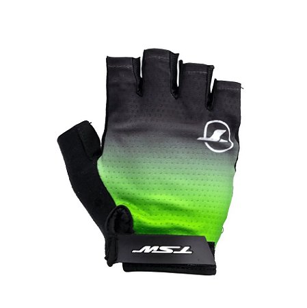 Luva MTB Ciclista JPP TSW DM 03 Verde E Preto M