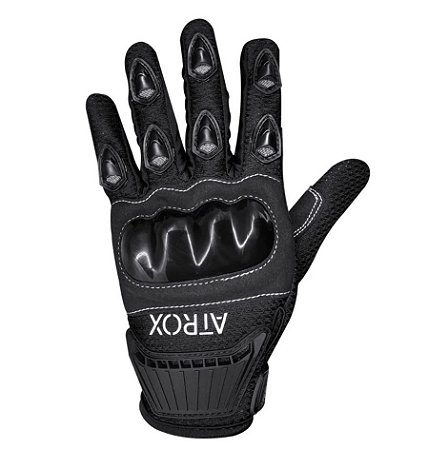 Luva Para Ciclista Atrox Extreme Tech Preto GG