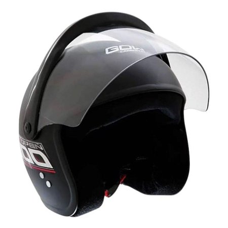 Capacete GOW Interlagos Open 300 Preto Fosco 56