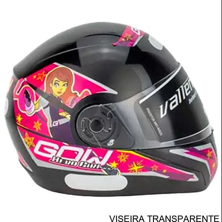 CAPACETE INFANTIL HERO BOY 54 PTO/VERD - GOW