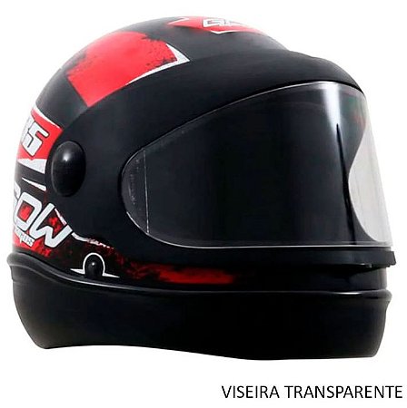 Capacete GOW Interlagos Preto 58