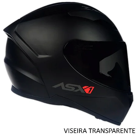 CAPACETE ASX CITY SOLID FOSCO PRETO/GRAFITE 62/XL
