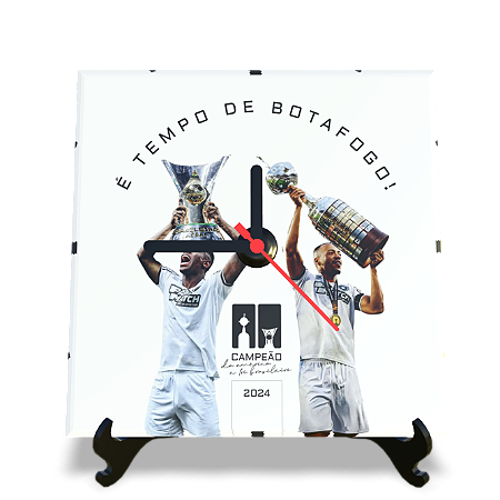 Relógio de Mesa - É Tempo de Botafogo Taças