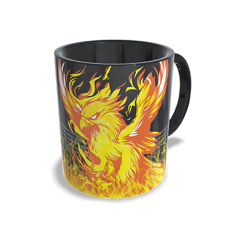 Caneca de Porcelana Fênix Botafogo - Lançamento