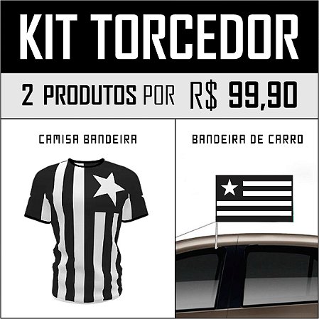 Kit Promocional Torcedor com 2 Produtos do Botafogo