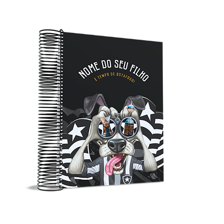 Caderno Escolar Botafogo 2025 - Personalizado com o Nome