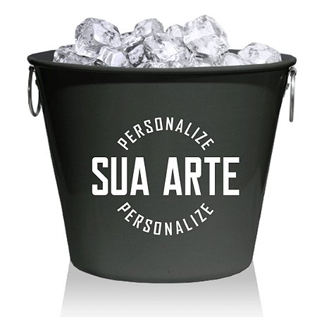 Balde para Gelo 9L - Personalizável com a sua Arte