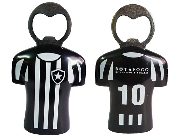 Abridor de Garrafa com Ímã Botafogo