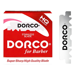 Lâminas Dorco Prime Red Cortadas ao Meio