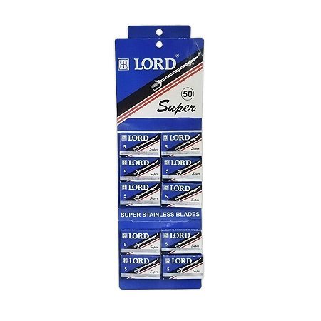 Lâminas de Barbear Lord Super