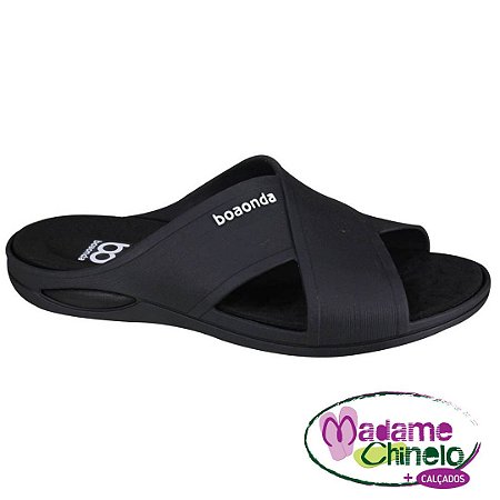 chinelo slide boa onda